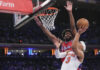 Los Knicks se van al frente 1-0 sobre los 76ers