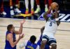 Anthony Edwards anota 43 y los Wolves se imponen a los Nuggets en el primer partido de su serie